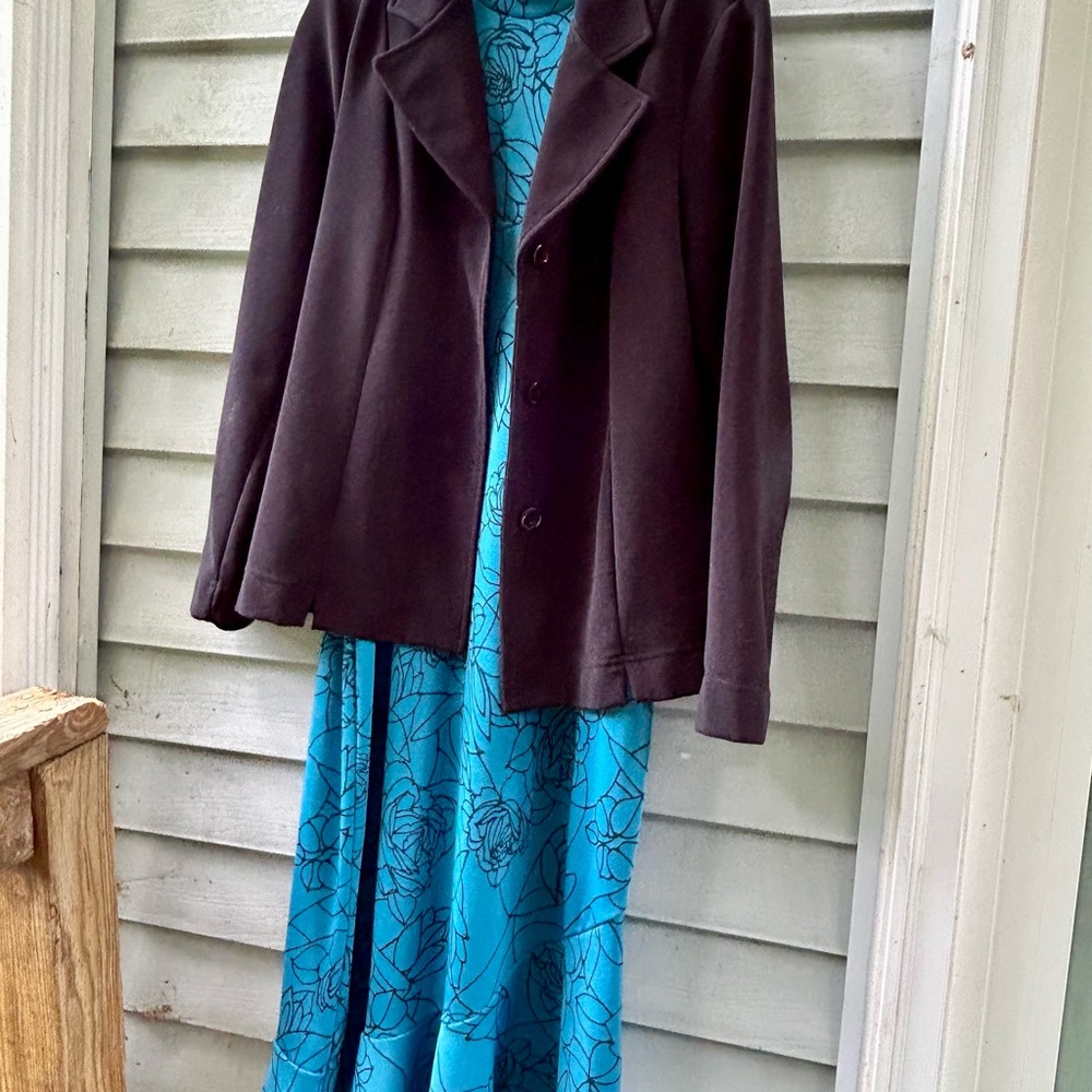 Weekenders Blue and Black Maxi Dress